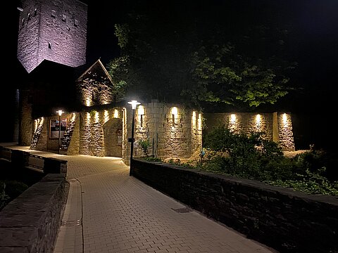 Burg Blankenstein bei Nacht Burg Blankenstein bei Nacht