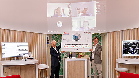 CEO bei Alphatron Medical, den Kooperationsvertrag für das JiveX Healthcare Content Management System (HCM) CEO bei Alphatron Medical, den Kooperationsvertrag für das JiveX Healthcare Content Management System (HCM)