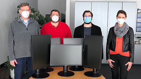 Bildschirmspende für das Lippe Berufskolleg Lünen Bildschirmspende für das Lippe Berufskolleg Lünen